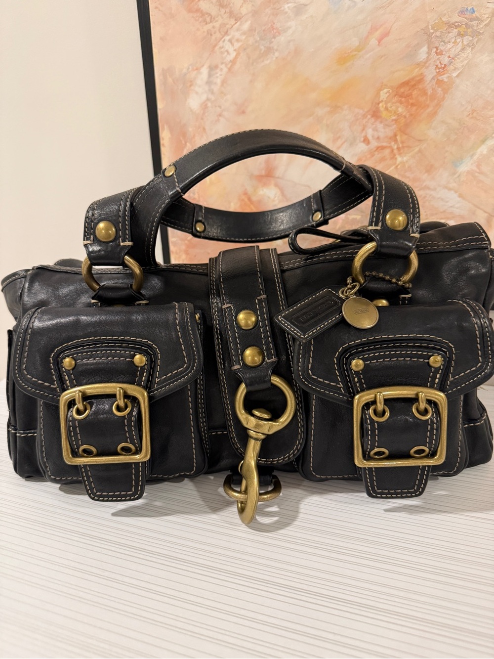 Coach Vintage 65th Anniversary Legacy Mandy Satchel #10330